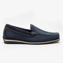 Sapato Mocassim de Couro Masculino Democrata Easy Ted