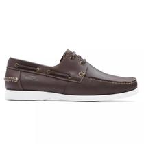 Sapato Mocassim Deckshoes Masculino Couro Samello - Marrom