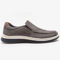 Sapato Mocassim Democrata Easy Leave Masculino Smoke