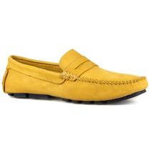 Sapato Mocassim Drive Masculino Couro