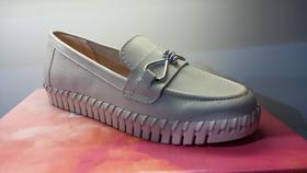 Sapato mocassim em couro Bottero off white 354309