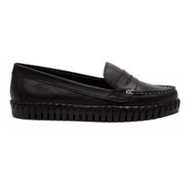 Sapato mocassim feminino bottero confortável couro 354122