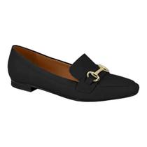 Sapato Mocassim Feminino Casual Bico Fino FIvela Flat Vizzano 1351.106