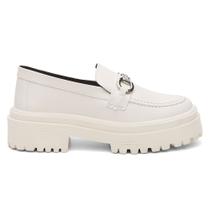 Sapato Mocassim Feminino com Solado Tratorado Confortável Casual Elegante