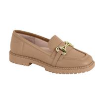 Sapato Mocassim Feminino Moleca Loafer Fivela Clássico