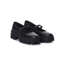 Sapato mocassim feminino sola tratorada plataforma de couro confortavel 33 ao 40