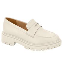 Sapato Mocassim Feminino Vizzano 1411100- Branco Off