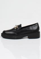 Sapato Mocassim Feminino Week Shoes Conforto Oxford Preto
