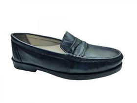 Sapato Mocassim Gloeh Social em Couro Legítimo Antiderrapante Comfort Masculino 110 (63959)