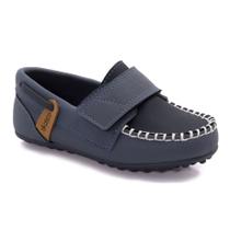 Sapato Mocassim Infantil Klin Curumim 197 AZUL