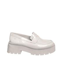 Sapato Mocassim Loafer Petite Jolie PJ6653 Marfim