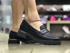 Sapato Mocassim Loafer Piccadilly preto