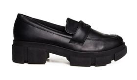 Sapato Mocassim Loafer preto quiz 63-1747 Tratorado Sapato Mocassim Loafer preto quiz 63-1747 Tratorado