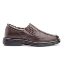 Sapato Mocassim Marrom Palmilha Gel Confort Anatômica Couro Legitimo Calça Fácil Sapato Mocassim Marrom Palmilha Gel Confort Anatômica Couro Legitimo Calça Fácil