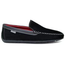 Sapato Mocassim Masculino Casual em Camurça Leve e Confortável do 37 ao 44 Cores Preto e Rato Sapato Mocassim Masculino Casual em Camurça Leve e Confortável do 37 ao 44 Cores Preto e Rato