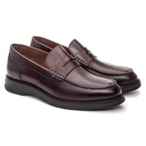 Sapato Mocassim Masculino Couro Casual