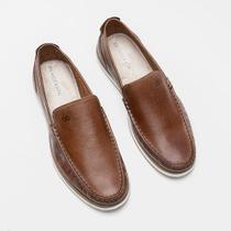 Sapato Mocassim Masculino Democrata Denim Flow Conhaque