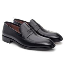 Sapato Mocassim Masculino Veneto em Couro Social Versátil