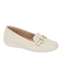 Sapato Mocassim Modare 7393.103 Feminino Branco Off