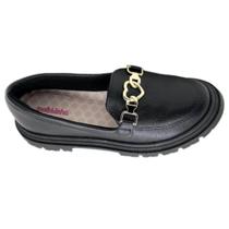 Sapato Mocassim Molekinha Infantil Preto