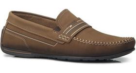 Sapato Mocassim Pegada Masculino Em Couro 140727