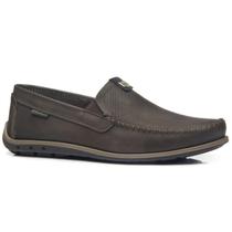 Sapato Mocassim Pegada Sola Drive Masculino Couro 141603