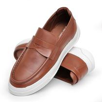 Sapato Mocassim Slip On Casual Masculino Couro Premium Sapato Mocassim Slip On Casual Masculino Couro Premium