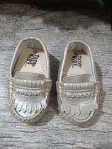 Sapato Mocassim Tata Kids Ouro light N:18