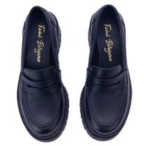 Sapato Mocassim Tratorado Blogueira Couro legitimo
