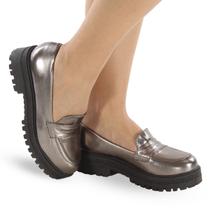 Sapato Mocassim Tratorado Confortável Feminino P74 - Modarpe