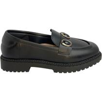 Sapato Mocassim Tratorado Moleca Feminino Casual Leve