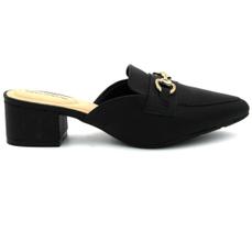 Sapato Modare 7340.124 Salto Mule Bico Fino Calcanhar Aberto Feminino