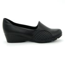 Sapato Modare Anabela De Uniforme Feminino 7014.229 Preto