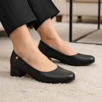 Sapato Modare Feminino Antômico Salto Bloco 7373100