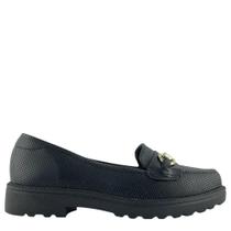 Sapato Modare Feminino Micro Perfuração Preto Casual 7357106 Sapato Modare Feminino Micro Perfuração Preto Casual 7357106