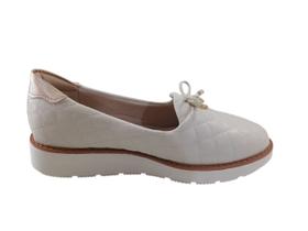 Sapato Modare Mocassim Feminino Ultraconforto 7400101 Branco
