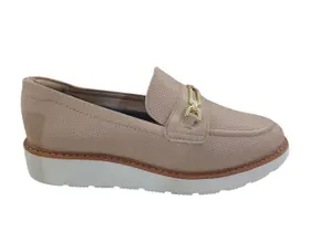 Sapato Modare Mocassim Feminino Ultraconforto 7400105 Bege