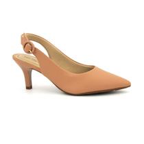 Sapato Modare Original 7408.102 Salto Medio Slingback Feminino