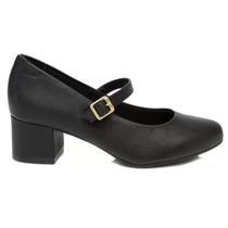 Sapato Modare Salto Bloco Feminino 7373.113 Preto