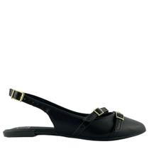 Sapato Moleca Feminino Bico Fino Fivela 5444332