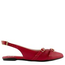 Sapato Moleca Feminino Bico Fino Fivela 5444332