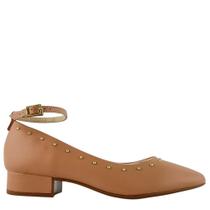 Sapato Moleca Feminino Salto Baixo Fivela 5795105