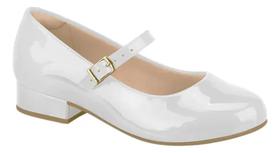 Sapato Molekinha Boneca Salto Bloco Fecho Em Fivela Super Leve e Confortável Fem 2528.101 (66015)