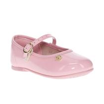 Sapato Molekinha Estilo Boneca Casual Verniz Meninas Rosa