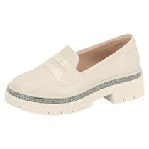 Sapato Molekinha Loafer Com Strass - 2576.201.14187