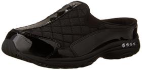 Sapato Mule Easy Spirit Traveltime12 Feminino - Preto/Prata