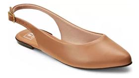 Sapato Mule Feminino Moleca Baixo Sapatilha Aberta Atras