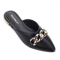 Sapato Mule Feminino Piccadilly Preto 274075-1