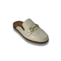 Sapato mule moleca detalhe dourado napa turim Sapato mule moleca detalhe dourado napa turim