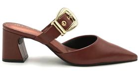 Sapato Mule Scarpin Feminino Bico Fino Ramarim 25-16132